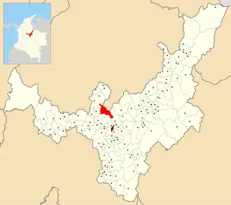 Município de Arcabuco no departamento de Boyacá