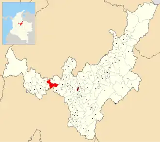 Município de Chiquinquirá no departamento de Boyacá