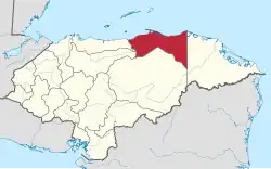Localização de Colón