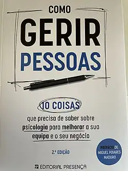 Capa do livro "Como gerir pessoas"