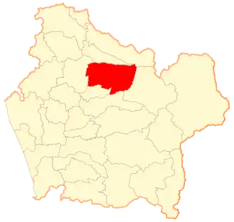 Localização de Victoria na Araucanía