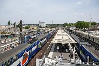 Vue générale des quais.