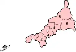 Localização de Cornualha Cornwall