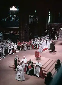 Coroação da Rainha Elizabeth II, 1953.