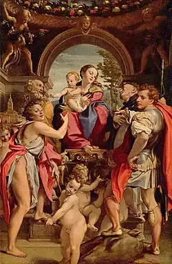 Correggio: Madonna de São Jorge, 1530-1532