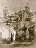 Cospicua em 1846. Calótipo por Calvert Jones