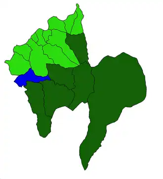 Localização no município de Melgaço