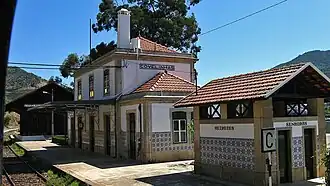 Estação de Covelinhas, em 2009
