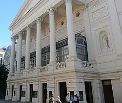 exterior of a neo-classical theatre