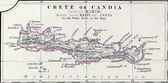 Localização de Creta
