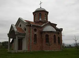 L'église orthodoxe serbe de Lužane