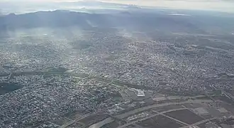 Imagem aeréa de Culiacán