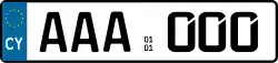 ligação=https://en.wikipedia.org/wiki/File:Cyprus license plate 2013 sample.svg