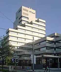 Sede da Westdeutsche Landesbank (WestLB) em Düsseldorf, Alemanha