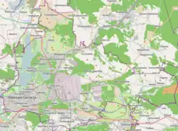 Localização de Dąbrowa Górnicza na Polónia