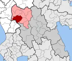 Localização dentro da unidade regional