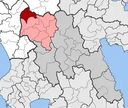 Localização dentro da unidade regional