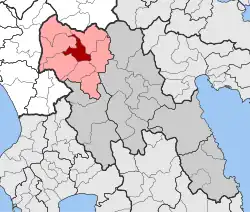 Localização dentro da unidade regional