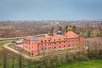 Castelo tendo como pano de fundo Tykocin