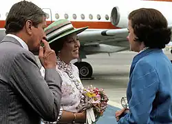 O príncipe Claus e a rainha Beatriz em visita aos Estados Unidos (1982)