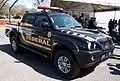L200 da 3.ª geração usada como viatura da Polícia Federal no Brasil