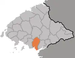 Localização de Chŏngju em Pyongan Norte