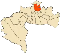 Localização de Djemourah