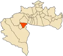 Localização de Ouled Djellal