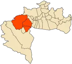 Localização de Ouled Djellal