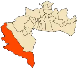 Localização de Ouled Sassi Ras El Miaad