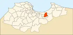 Localização de Bab Ezzouar