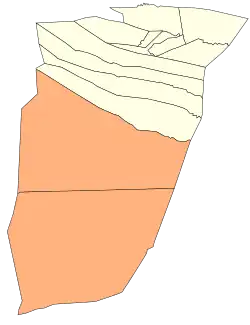 Localização do distrito dentro da província de Ghardaïa