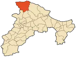 Localização de Beni Ksila