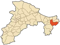 Localização de Darguina