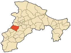 Localização de Ouzellaguen