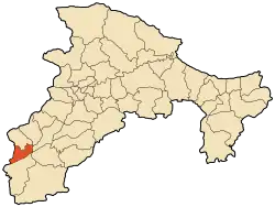 Localização de Tazmalt