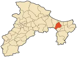 Localização de Tizi N'Berber