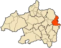 Localização de Aïn Taghrout