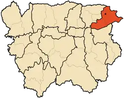 Localização de Boumedfaâ