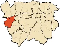 Localização de El Attaf