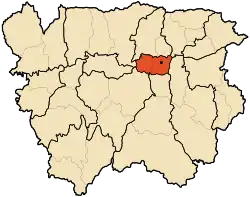 Localização de Khemis Miliana