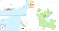 Mapa de Dadrá e Nagar Aveli e Damão e Diu