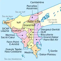 Divisão da Cidade de Dacar
