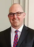 A photograph of Daniel Risch in 2017