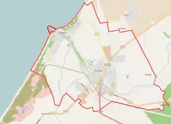 Localização de Darłowo na Polónia