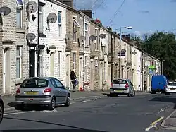 Típica moradia com terraço, em Darwen