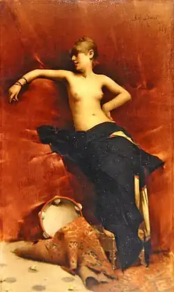 Edmond-Charles Daux. Bailarina oriental ou Salomé. 1885.