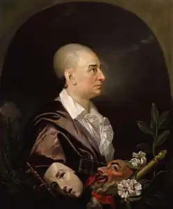 David Garrick por Johann Zoffany, (1763)