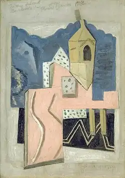 Stuart Davis, Steeple and Street, 1922, Hirshhorn Museum and Sculpture Garden, Washington, D.C.