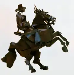 D. Antônio Cañero. Folha de cobre recortada. 1935.